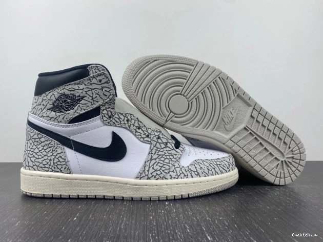 One Kick White DZ5485-052 Cement High OG Air 1 Jordan 0722